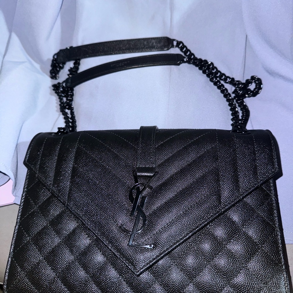 Authentic Saint Laurent cross body purse and shoulder bag! Used once!